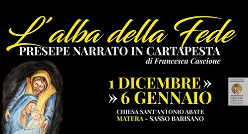 PRESEPE NARRATO IN CARTAPESTA